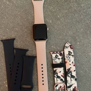 Rose gold series 3 Apple Watch